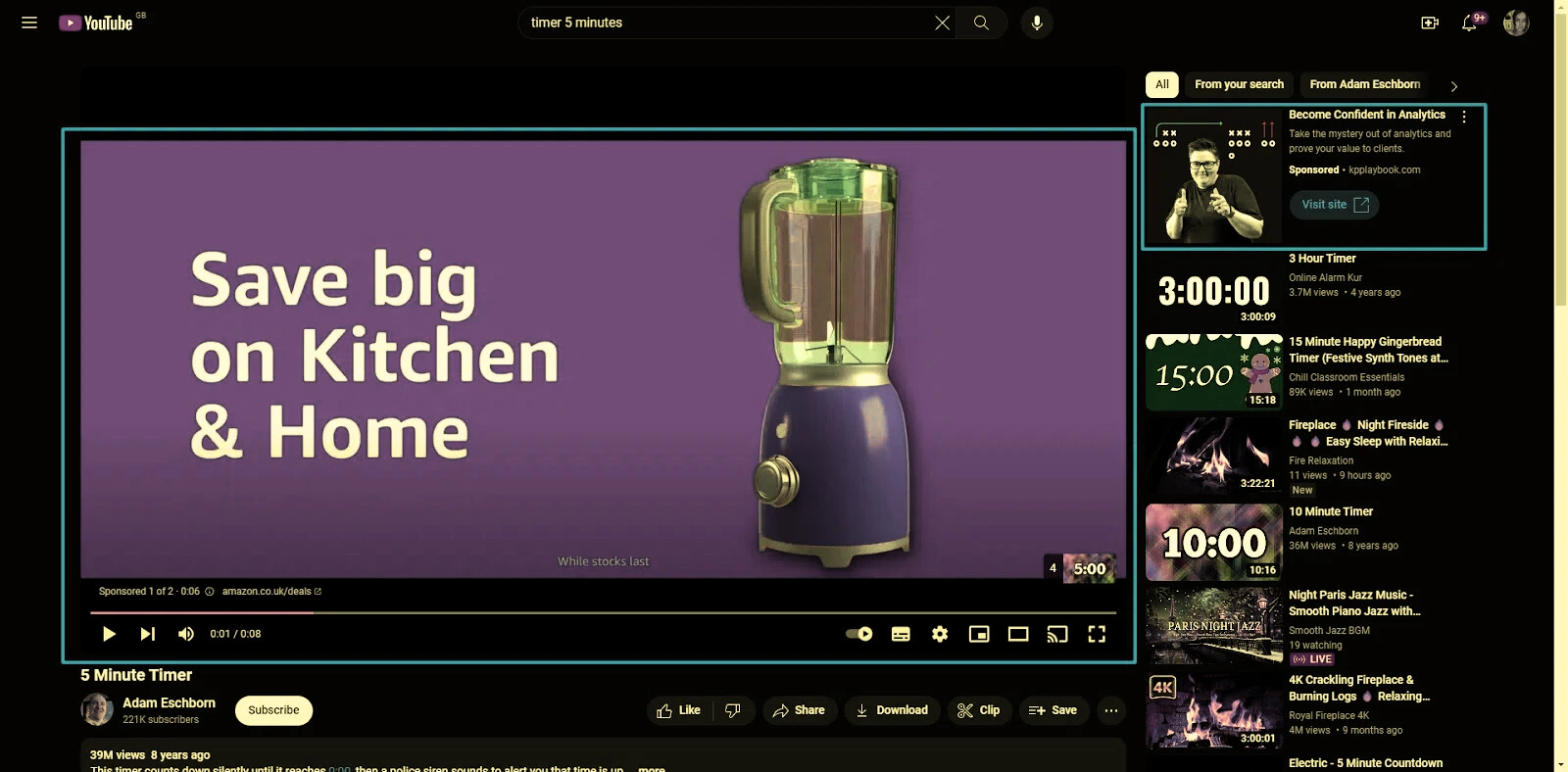 Youtube ads cheshire